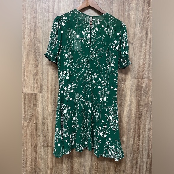NEW Reformation Irma Green Floral Minidress - Picture 2 of 13
